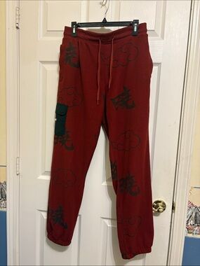 Primitive X Naruto Shippuden Akatsuki Fleece Joggers‎ 2002